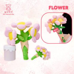 Gấu Bông Hoa Cúc Mặt Cười, Nhồi Bông Xinh Xắn, Gấu Bông Hoa Mặt Cười Khổng Lồ