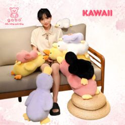 Gấu bông Vịt Kawaii Cao Cấp Dễ Thương, Thú Nhồi Bông Cao Cấp Quà Sinh Nhật