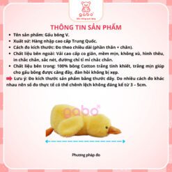 Gấu bông Vịt Kawaii Cao Cấp Dễ Thương, Thú Nhồi Bông Cao Cấp Quà Sinh Nhật 7 gấu bông vịt kawaii cao cấp dễ thương quà tặng sinh nhật cho người thân yêu