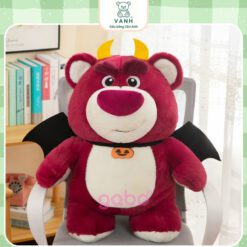 Gấu Bông Gấu Dâu Ác Quỷ Mặc Đồ Halloween - Lotso Batman 5 gau dau ac quy 3