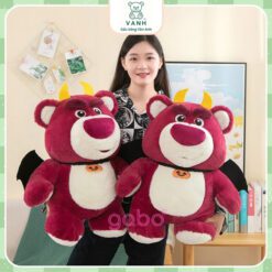 Gấu Bông Gấu Dâu Ác Quỷ Mặc Đồ Halloween - Lotso Batman 3 gau dau ac quy 5