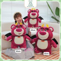 Gấu Bông Gấu Dâu Ác Quỷ Mặc Đồ Halloween - Lotso Batman 1 gau dau ac quy 7
