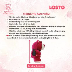 Gấu Bông Gấu Dâu Ác Quỷ Mặc Đồ Halloween - Lotso Batman