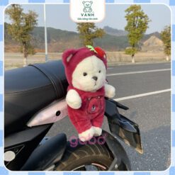 Gấu Bông Gấu Teddy Lena Cosplay Gấu Dâu 3 gau teddy lena cosplay 5