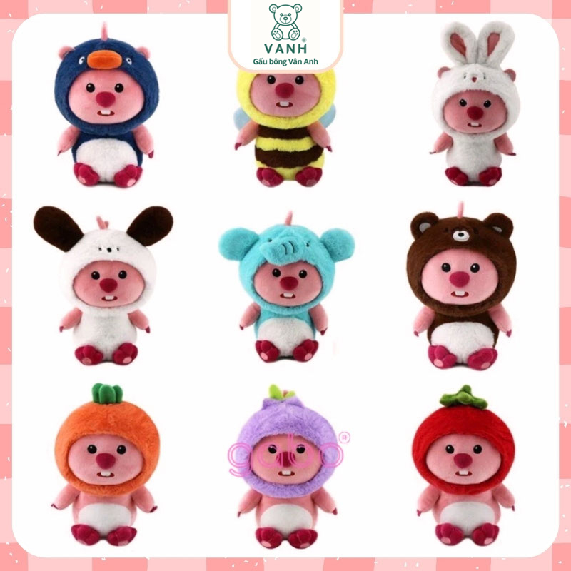 Gấu Bông Loopy Cosplay Cute Đáng Yêu - Hải Li Cosplay Đáng Yêu 10 Gấu bông Loopy Cosplay Cute Đáng Yêu Đồ Chơi Nhồi Bông