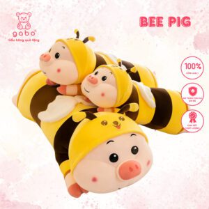 Gấu Bông Heo Ong - Heo Bông Cosplay Ong Vàng