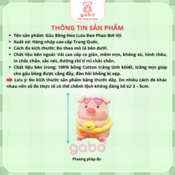 Gấu Bông Heo Lulu Đeo Phao Bơi Vịt, Gấu Bông Heo Đi Biển Ôm Phao Vịt Đeo Kính 7 Gấu Bông Heo Lulu Đeo Phao Bơi Vịt, Gấu Bông Heo Đi Biển Ôm Phao Vịt Đeo Kính