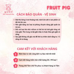 Gấu Bông Heo Trái Cây, Thú Bông Heo Cute