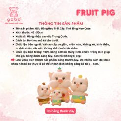 Gấu Bông Heo Trái Cây, Thú Bông Heo Cute