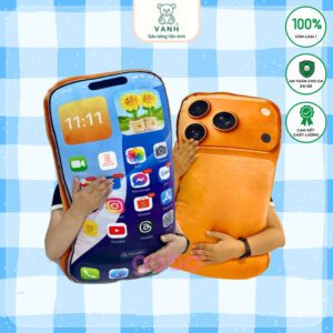 gấu bông iphone 17 pro max cam sa mạc