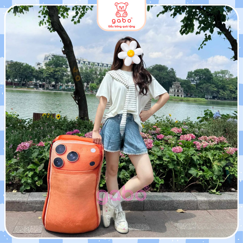 🧸 Gấu Bông IPhone 17 Pro Max Cam Sa Mạc – Món Quà Độc Lạ Chỉ Có Tại Gabo 5 gấu bông iphone 17 pro max cam sa mạc