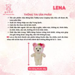 Gấu Bông Gấu Teddy Lena Cosplay Gấu Dâu