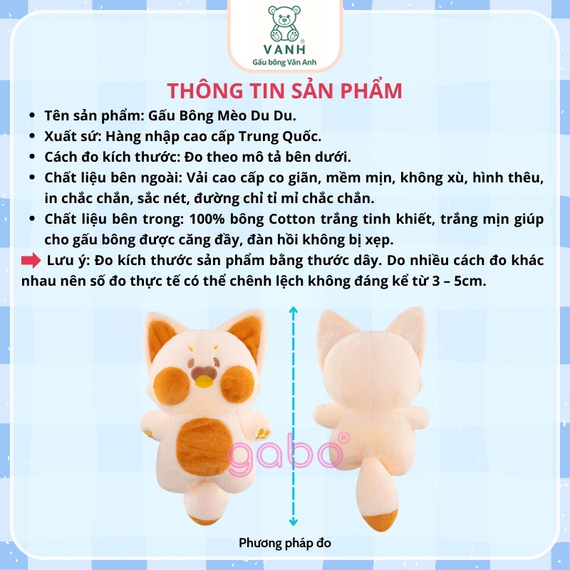 Gấu Bông Mèo Du Du - Du Du Cute Siêu Hot. 9 meo du du dudu cute 8