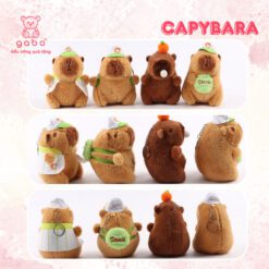 Móc Khoá Capybara Rút Mũi, Chuột Lang Rút Mũi