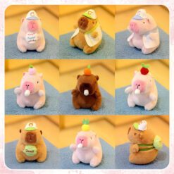 Móc Khoá Capybara Rút Mũi, Chuột Lang Rút Mũi