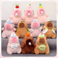 Móc Khoá Capybara Rút Mũi, Chuột Lang Rút Mũi