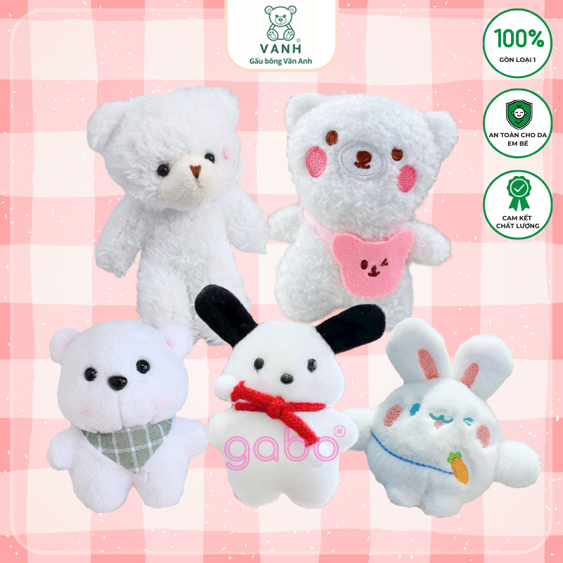 Gấu mini Treo Balo Giá Rẻ - Thú Bông Mini Treo Balo 9 moc khoa gau bong 1