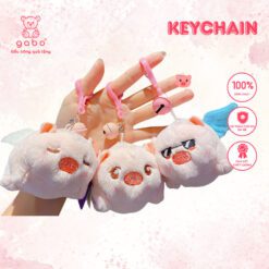 Móc Khoá Heo Thiên Thần Quẫy Đuôi - Lợn Bóp Bụng