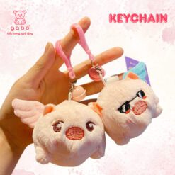 Móc Khoá Heo Thiên Thần Quẫy Đuôi - Lợn Bóp Bụng