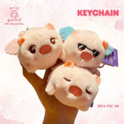 Móc Khoá Heo Thiên Thần Quẫy Đuôi - Lợn Bóp Bụng