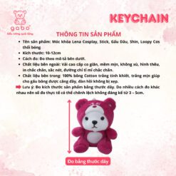Móc khóa Lena, Stick, Loopy, Cushin Đủ Mẫu, Loopy thổi bóng
