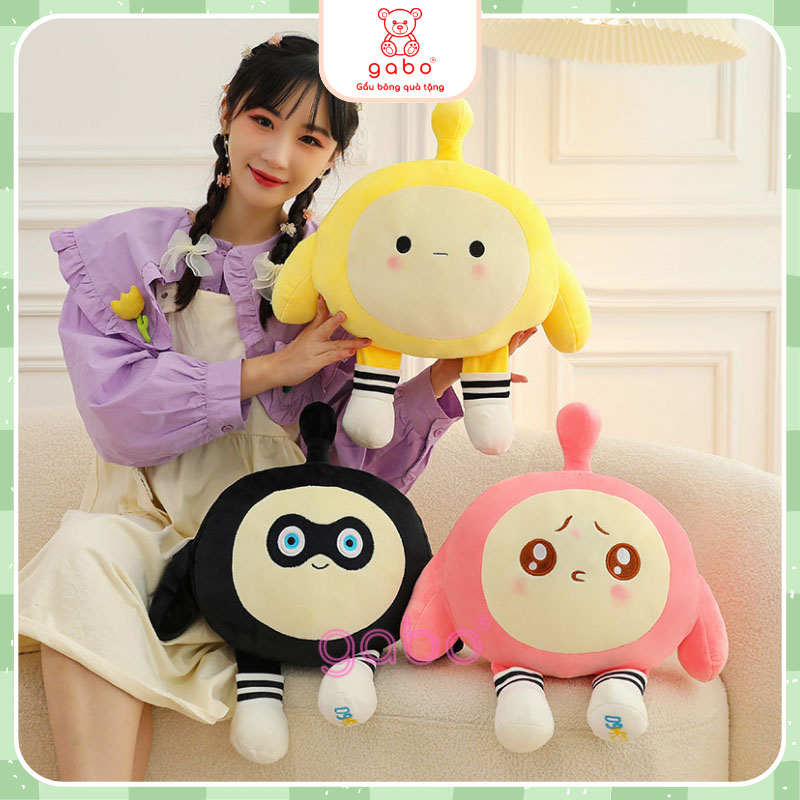Xưởng sản xuất kinh doanh thú bông quà tặng Quảng Châu cao cấp Gấu Bông Nhóc Quả Trứng Chạy Nhảy Tung Tăng