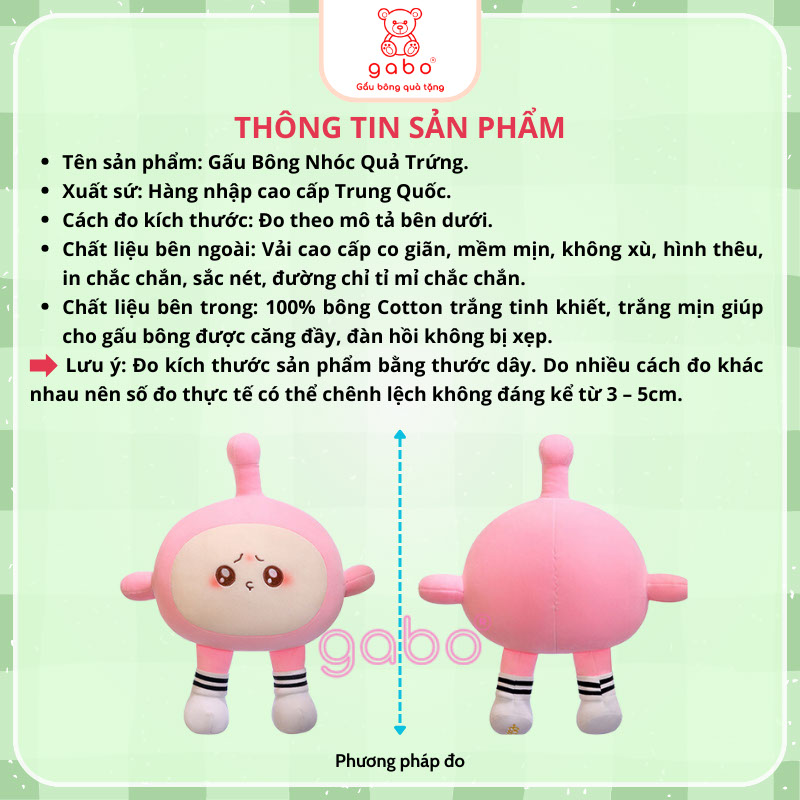 Gấu Bông Nhóc Quả Trứng Chạy Nhảy Tung Tăng