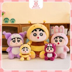 Gấu Bông Cushin Cosplay, Shin Mặc Đồ Ong, Cu shin Gấu Dâu