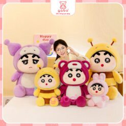 Gấu Bông Cushin Cosplay, Shin Mặc Đồ Ong, Cu shin Gấu Dâu