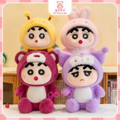 Gấu Bông Cushin Cosplay, Shin Mặc Đồ Ong, Cu shin Gấu Dâu