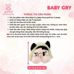 Móc Khoá Babycry - Móc Balo Crybaby Búp Bê 8 Móc Khoá Babycry - Móc Balo Crybaby Búp Bê