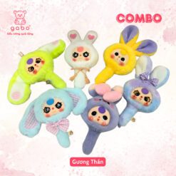 Combo 3 Blind Box Bé Ba Nhà Làm - Giao ngẫu nhiên, Mèo Thần Tài, V3 mini, Gương Thần, Dây Đeo, Hải Sản GABO TEDDY BEAR