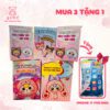 Combo 3 Blind Box Bé Ba Nhà Làm - Giao ngẫu nhiên, Mèo Thần Tài, V3 mini, Gương Thần, Dây Đeo, Hải Sản GABO TEDDY BEAR