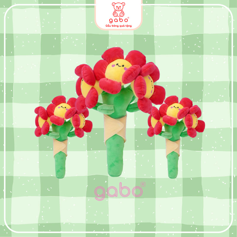 🌼 BỘ SƯU TẬP MỚI: GẤU BÔNG HOA CÚC MẶT CƯỜI – TRAO YÊU THƯƠNG, GỬI NỤ CƯỜI 🌼 4 hoa cúc mặt trời