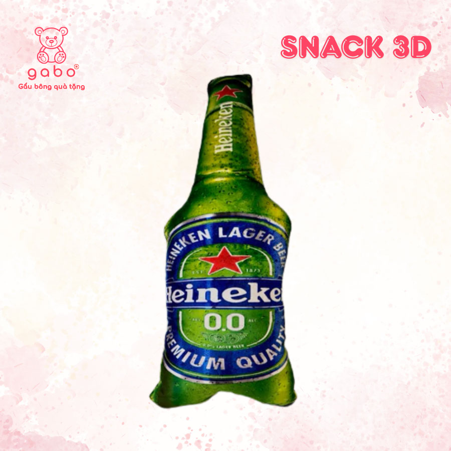 Gấu bông quà tặng gấu bông hình 3d snack, mì gói, s Gấu Bông Gối Ôm 3D Bim Bim In Hình Gói Bánh Snack Oishi, Lay's, Mì Gói Hảo Hảo, Bia Tiger Cho Bé Yêu