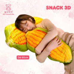 Gấu Bông Gối Ôm 3D Bim Bim In Hình Gói Bánh Snack Oishi, Lay's, Mì Gói Hảo Hảo, Bia Tiger Cho Bé Yêu