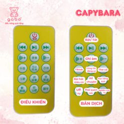 Gấu Bông Capybara Có Nhạc Điện Nhảy Tưng Tưng, Kèm Điều Khiển, Tự Ghi Âm K10T2 3 Gấu Bông Capybara Nhảy Tưng Tưng Thông Minh – Ghi Âm, Phát Nhạc, Kèm Điều Khiển Cao Cấp