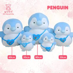 Gấu Bông Chim Cánh Cụt Đeo Túi, Chim Cánh Cụt Mập Mạp Khổng Lồ Đeo Túi