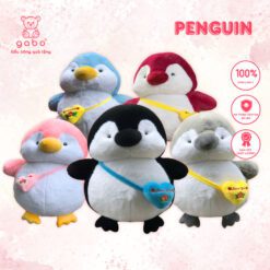 Gấu Bông Chim Cánh Cụt Đeo Túi, Chim Cánh Cụt Mập Mạp Khổng Lồ Đeo Túi