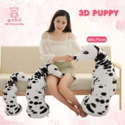 Gấu Bông Hình Chó 3D Giống Y Như Thật, Gối Ôm Nhồi Bông 3D Cún 3 Gấu Bông Hình Chó 3D Giống Y Như Thật, Gối Ôm Nhồi Bông 3D Cún