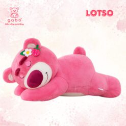 Gấu Bông Lotso tai dâu, Gấu Dâu cao cấp gối ôm cho bé gối ôm dài