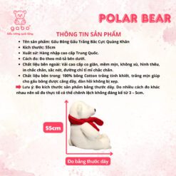 Gấu Bông Gấu Trắng Bắc Cực Quàng Khăn Noel Cao Cấp - Trang Trí Giáng Sinh,Noel, Quà Tặng Độc Đáo 7 Gấu Bông Gấu Trắng Bắc Cực Quàng Khăn Noel Cao Cấp - Trang Trí Giáng Sinh,Noel, Quà Tặng Độc Đáo