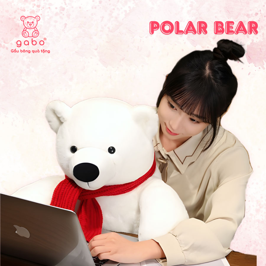 Gấu Bông Gấu Trắng Bắc Cực Quàng Khăn Noel Cao Cấp - Trang Trí Giáng Sinh,Noel, Quà Tặng Độc Đáo 13 Gấu Bông Gấu Trắng Bắc Cực Quàng Khăn Noel Cao Cấp - Trang Trí Giáng Sinh,Noel, Quà Tặng Độc Đáo