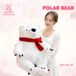 Gấu Bông Gấu Trắng Bắc Cực Quàng Khăn Noel Cao Cấp - Trang Trí Giáng Sinh,Noel, Quà Tặng Độc Đáo 1 Gấu Bông Gấu Trắng Bắc Cực Quàng Khăn Noel Cao Cấp - Trang Trí Giáng Sinh,Noel, Quà Tặng Độc Đáo