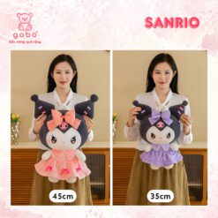 Gấu Bông Kuromi Ác Quỷ, Melody Mặc Váy Tiểu Thư, Kuromi Melody