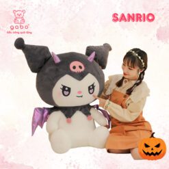 Gấu Bông Kuromi Ác Quỷ, Melody Có Cánh, Kuromi Tóc Đen Đeo Cánh 6 Gấu Bông Kuromi ác quỷ, Melody có cánh, Kuromi tóc đen đeo cánh quà tặng cho bé người yêu