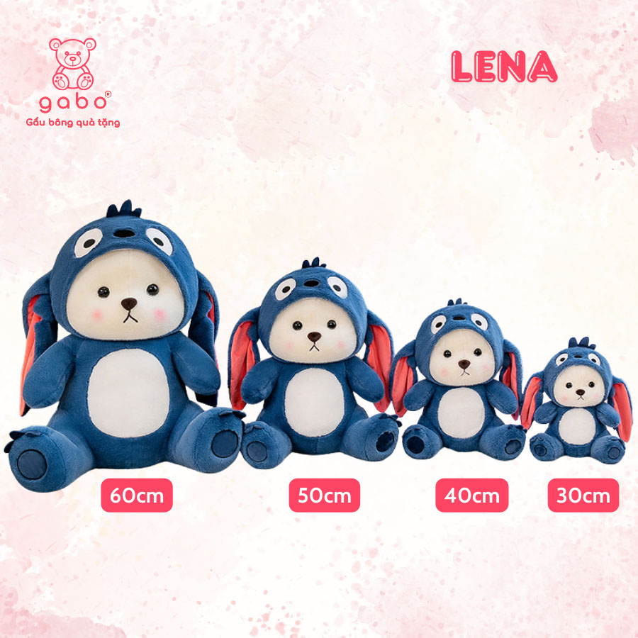 Gấu bông quà tặng gấu bông lena cosplay gấu dâu stic Gấu Bông Lena Cosplay Mũ Gấu Dâu, Teddy Mặc Đồ Stick, Mèo DuDu
