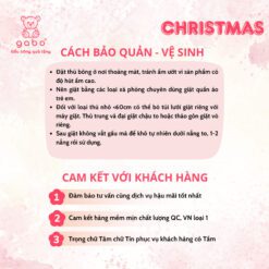 Gấu Bông Ông Già Noel, Người Tuyết, Tuần Lộc, Bà Noel, Rắn May Mắn Noel, Búp Bê Giáng Sinh Merry Christmas 8 Gấu Bông Ông Già Noel, Người Tuyết, Tuần Lộc, Bà Noel, Rắn May Mắn Noel, Búp Bê Giáng Sinh Merry Christmas
