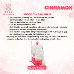 Gấu Bông Thỏ Cinnamon Mặc Đồ Gấu Dâu, Thỏ Melody Cosplay Lotso 8 Gấu Bông Thỏ Cinnamoroll Mặc Đồ Gấu Dâu, Thỏ Melody Cosplay Lotso