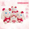 Gấu Bông Thỏ Cinnamoroll Mặc Đồ Gấu Dâu, Thỏ Melody Cosplay Lotso